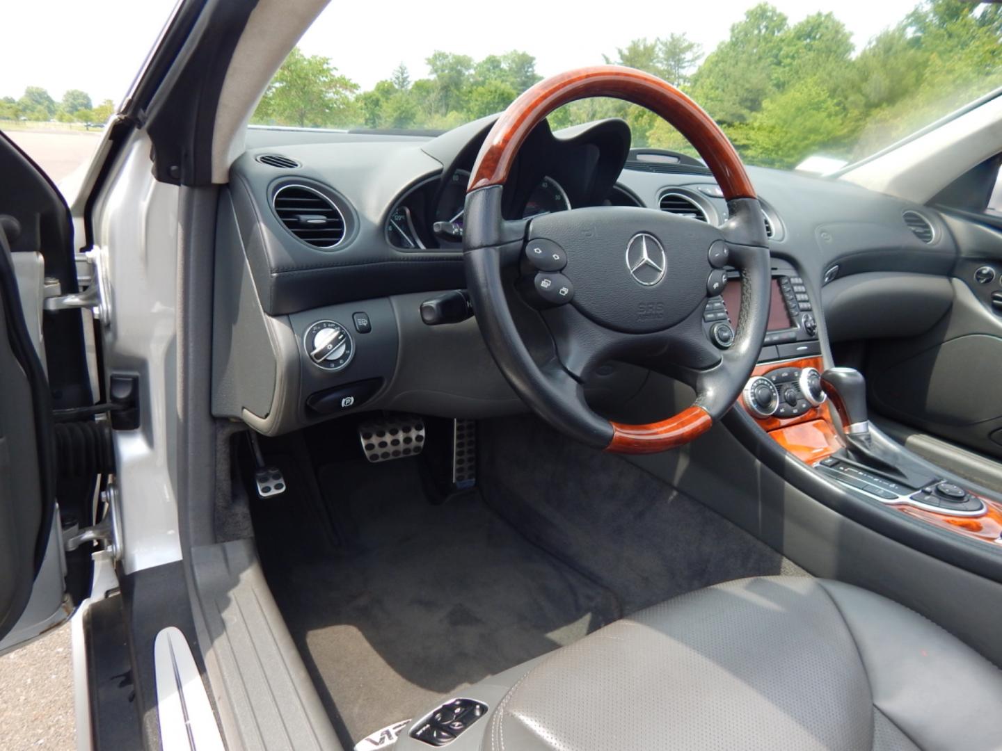 2005 brilliant silver metallic /Dark Gray leather Mercedes-Benz SL-Class sport (WDBSK76F15F) with an 5.5 Liter V12 Bi-turbo engine, 5 speed automatic transmission, located at 6528 Lower York Road, New Hope, PA, 18938, (215) 862-9555, 40.358707, -74.977882 - Here for sale is a Very clean 2005 Mercedes-Benz SL600 with sport package. Under the hood is a 5.5 liter Bi-turbo V12 making 493 horsepower and 590 foot pounds of torque. Its puts all that power to the rear wheels via a smooth shifting 5 speed automatic transmission. Features include; Dark Gray l - Photo#33